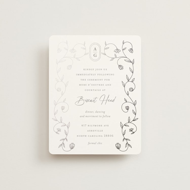 "cantuccini" - Reception Cards in Moon by chocomocacino - Front