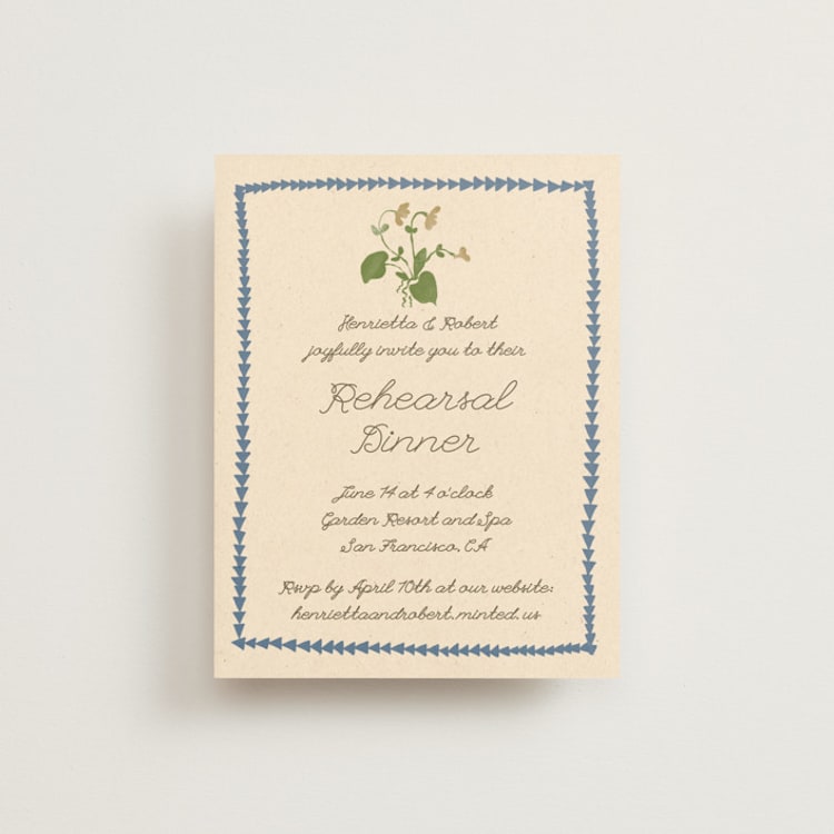 "Pure Magic" - Rehearsal Dinner Cards in Magic by Sumak Studio - Front