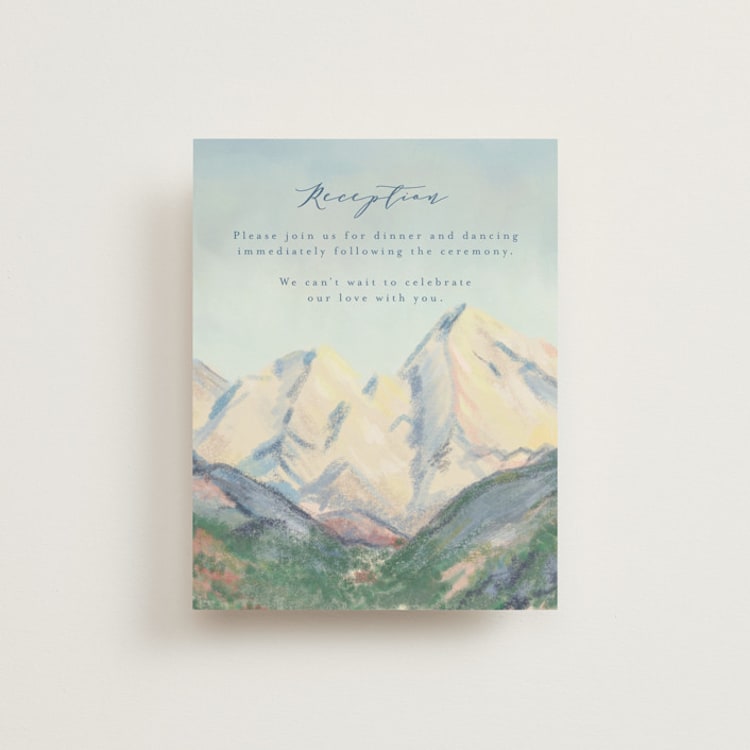 "The Valley" - Reception Cards in Summer by Petra Kern - Front