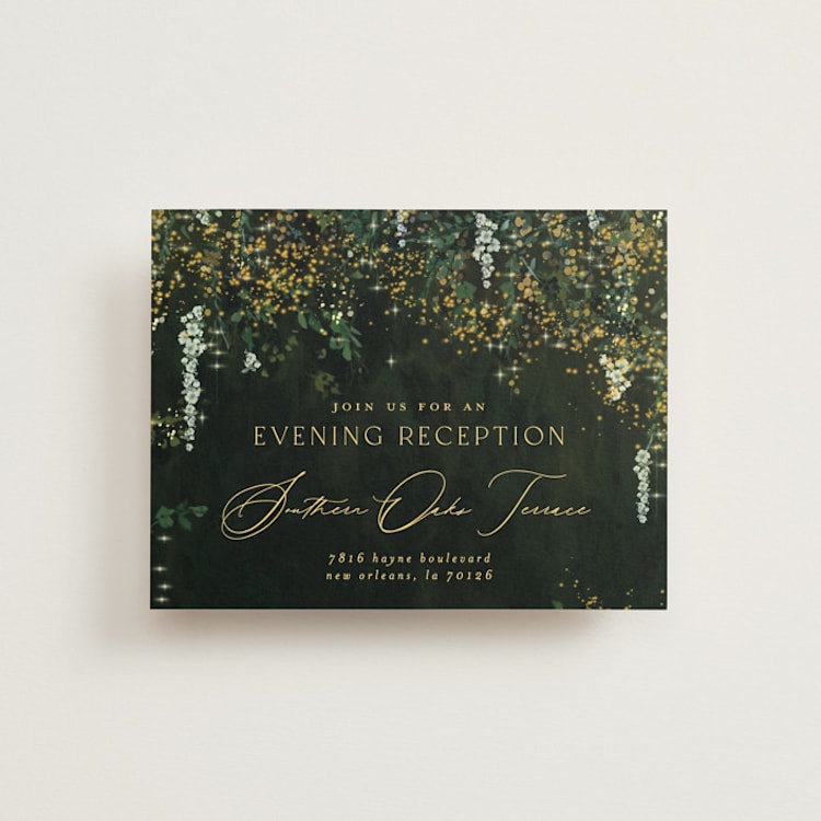 "New Orleans from Disney's Princess and The Frog" - Reception Cards in Mystic by Phrosné Barwood - Front