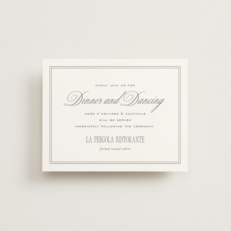 "ris al’amande" - Reception Cards in Sugar by chocomocacino - Front