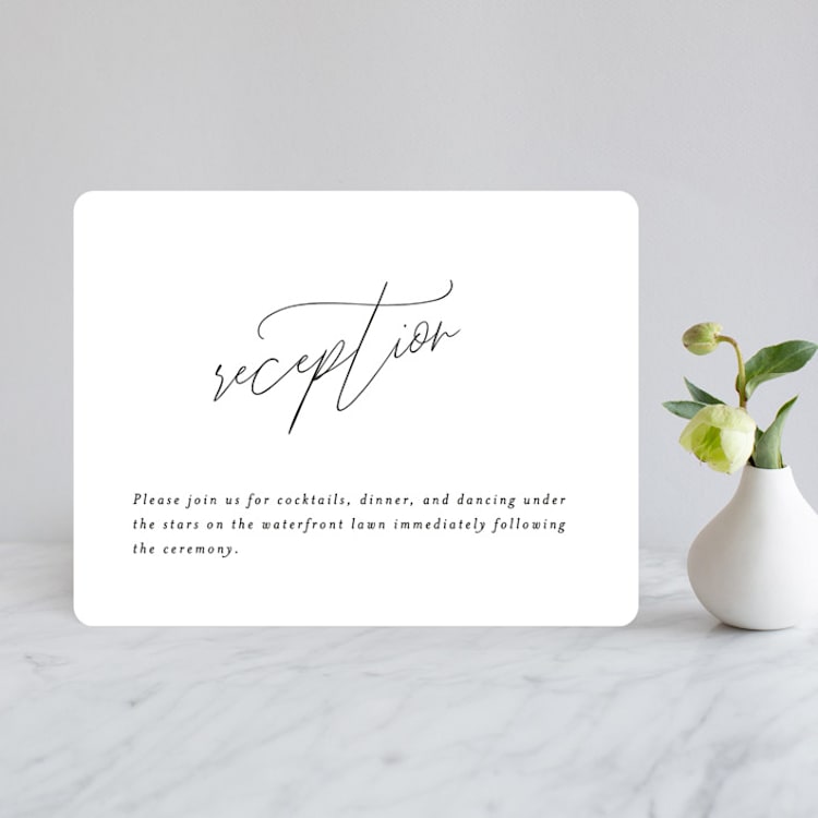 "Bare" - Reception Cards in Cloud by Kelly Nasuta - Front