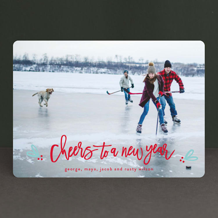 "Berries of fun" - Retired Holiday Cards in Icicle by Michelle Poe - Front