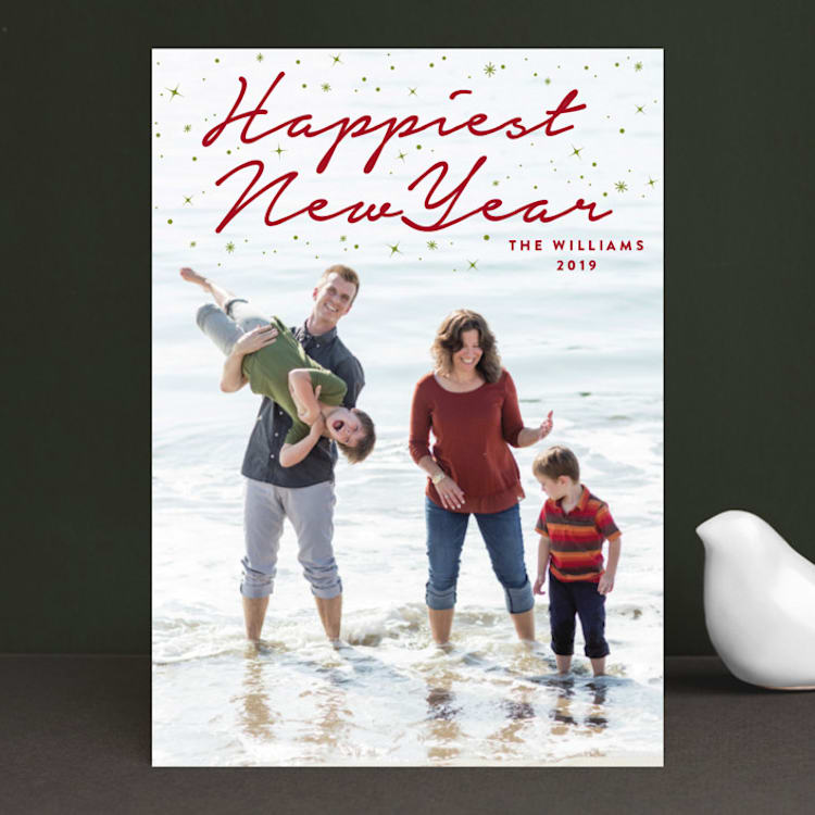 "Sparkling Merry Christmas" - Retired Holiday Cards in Jolly by fatfatin - Front