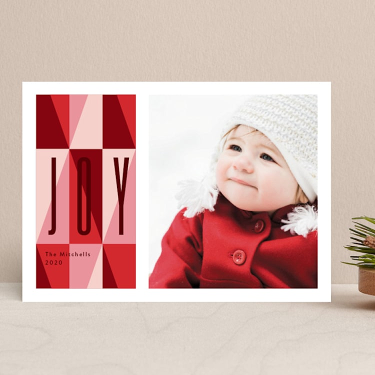 "bright like a diamond" - Retired Holiday Cards in Ruby by Anelle Mostert - Front