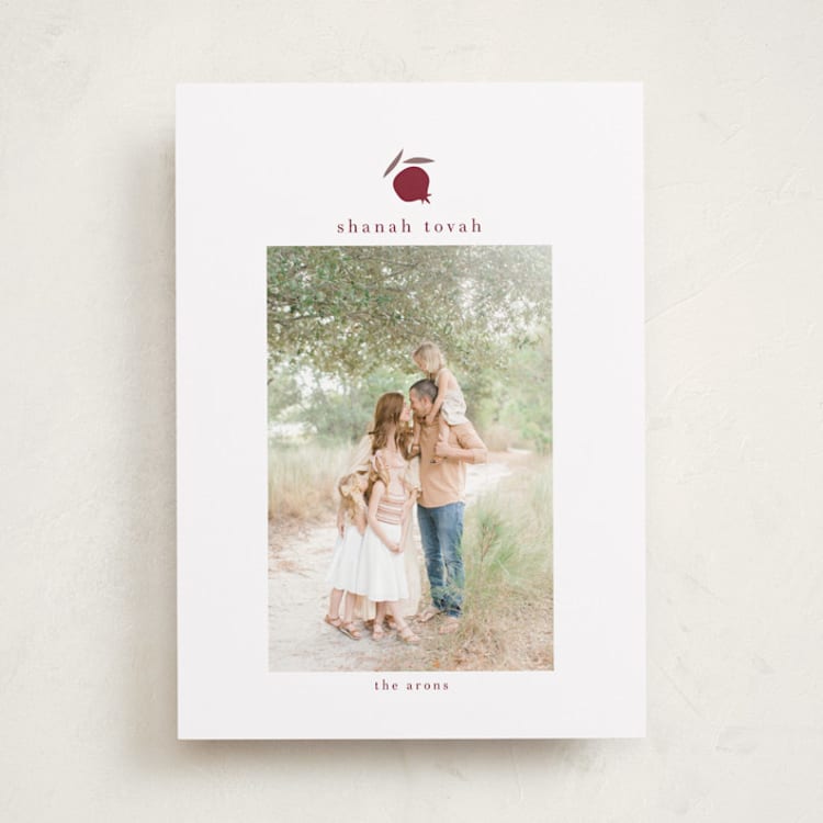 "ShanahTova" - Rosh Hashanah Cards in Berry by samovilka - Front