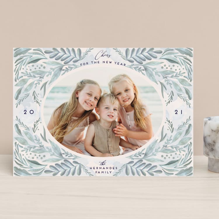 "Oceans 21" - Retired Holiday Cards in Ocean by Chris Griffith - Front