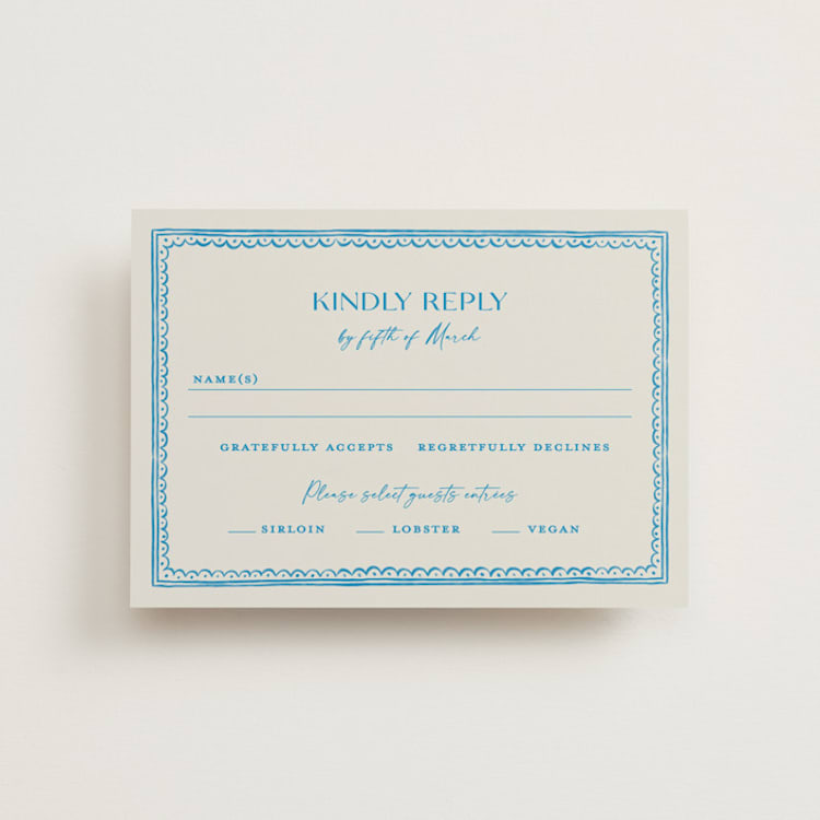 "Mediterraneo" - RSVP Postcards in Ocean by Pati Cascino - Front