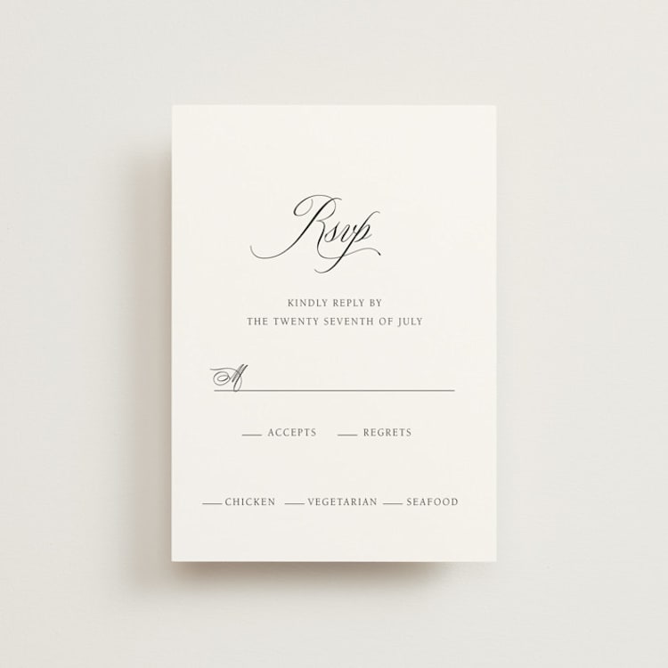"legacy" - RSVP Postcards in Pure by Design Lotus - Front