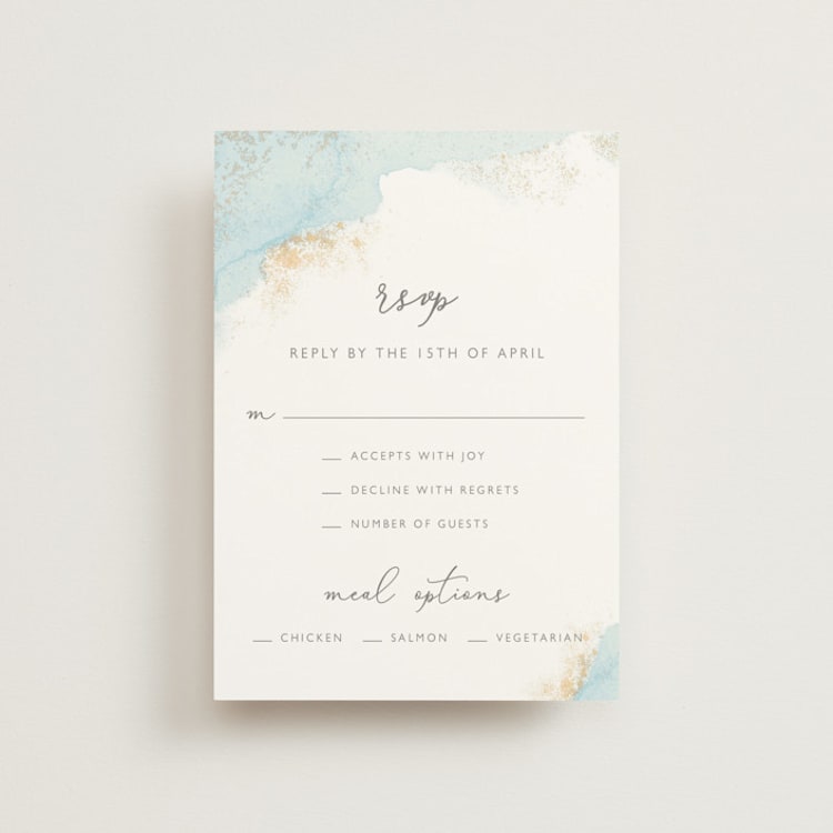 "My tenderness" - RSVP Postcards in Topaz by Helen Halik - Front