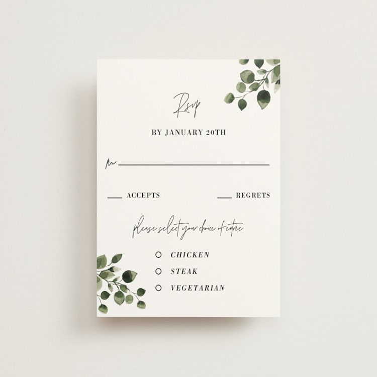 "green rush" - RSVP Postcards in Snow by Anupama - Front