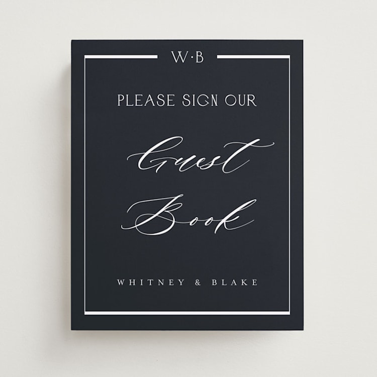 "Luster" - Reception Signs in Ocean by Stacey Meacham - Front