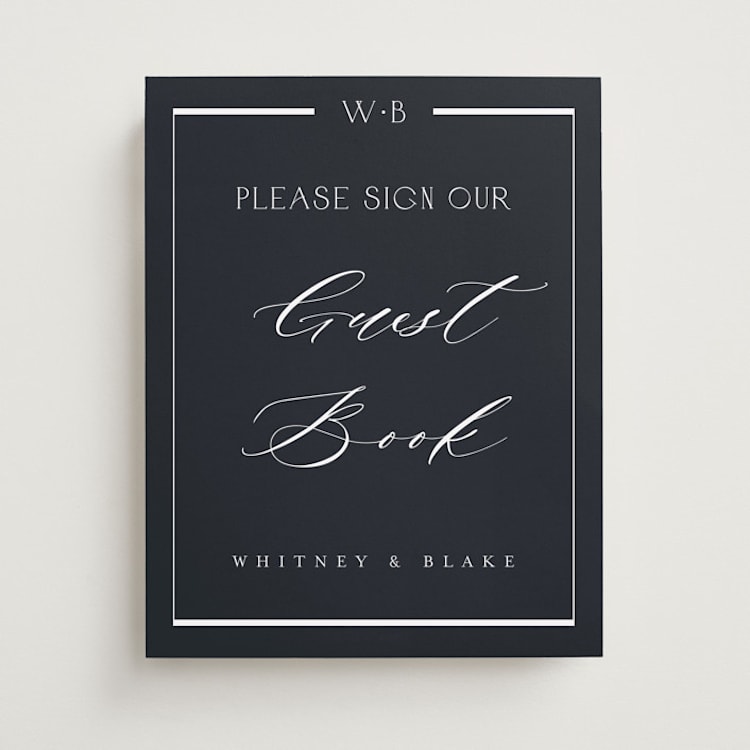 "Luster" - Reception Signs in Ocean by Stacey Meacham - Front