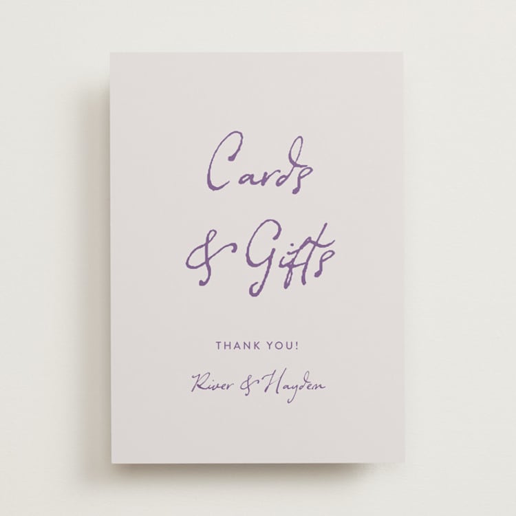 "tablescape drawing" - Reception Signs in Hydrangea by Cass Loh - Front