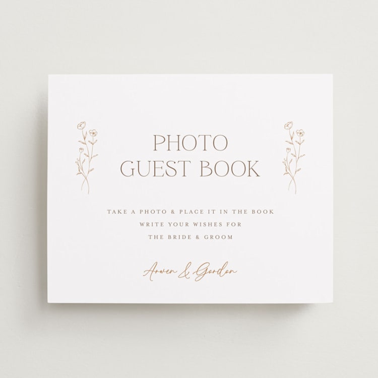 "kouignette" - Reception Signs in Chiffon by chocomocacino - Front
