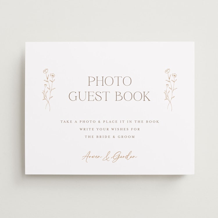 "kouignette" - Reception Signs in Chiffon by chocomocacino - Front