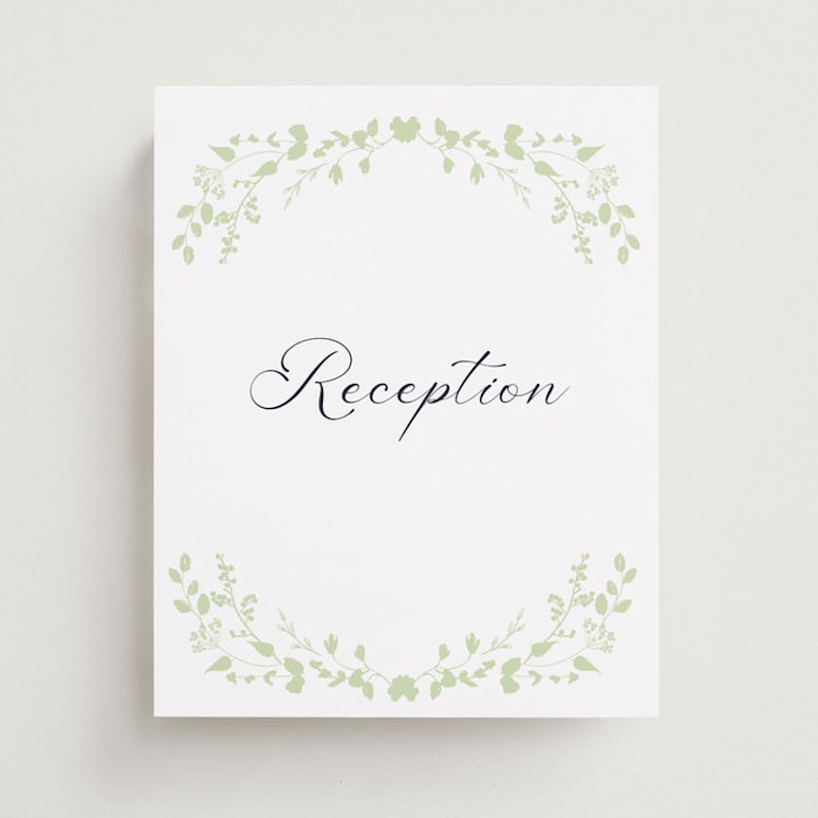 "flower garden" - Reception Signs in Spring by Susan Moyal - Front