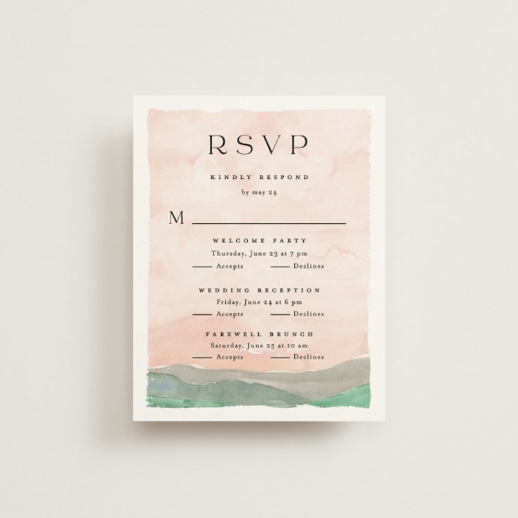 "Countryside" - Multi-Event RSVP Cards in Northern by Pixel and Hank - Front
