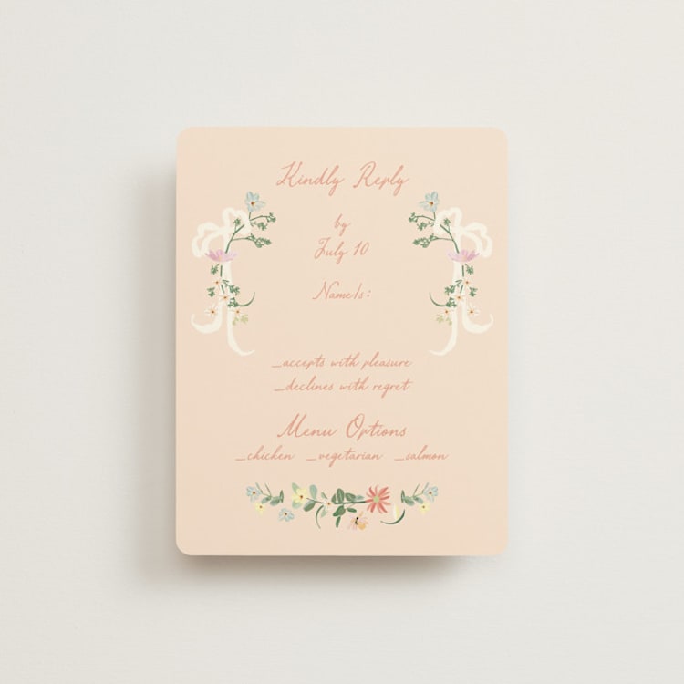 "spring draped garland" - RSVP Cards in Spring by Phrosné Barwood - Front