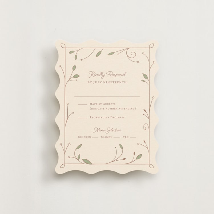 "Disney Storybook" - RSVP Cards in Autumn by Morgan Ramberg - Front