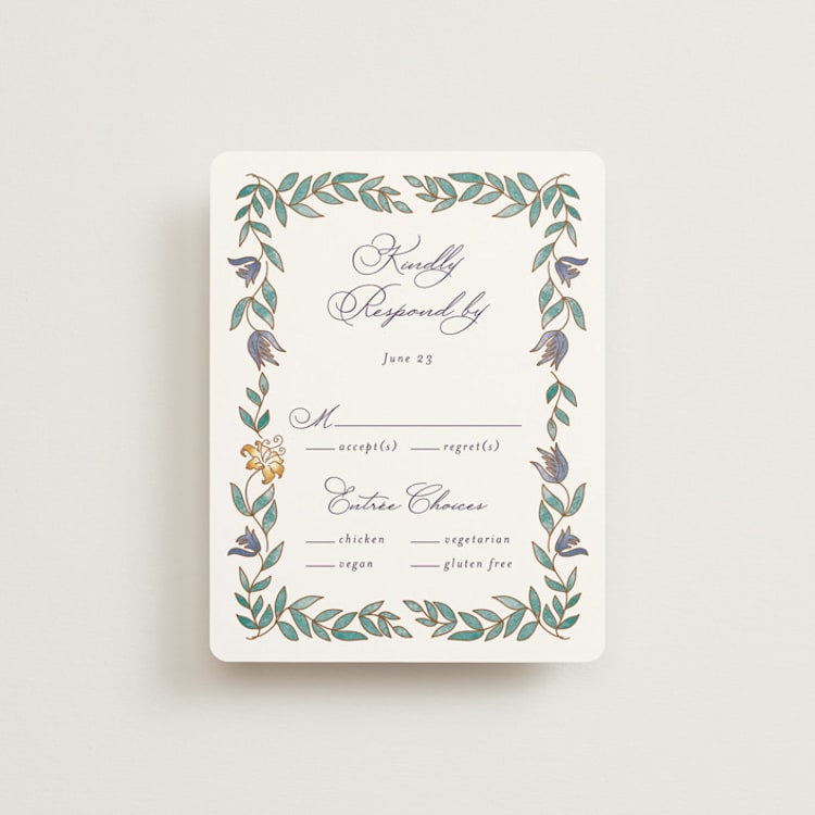 "Disney's Tangled Lanterns" - RSVP Cards in Twilight by Simona Camp - Front