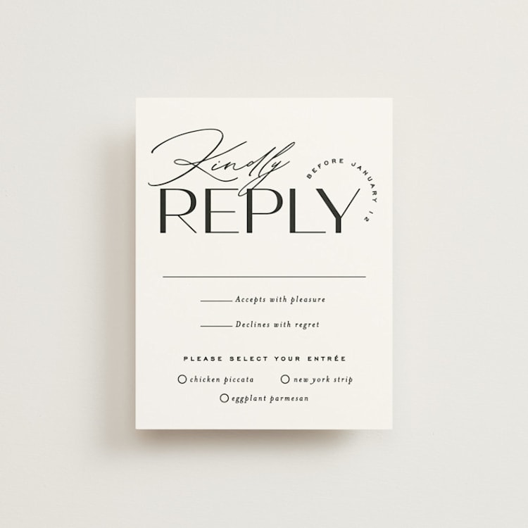 "Union Stack" - RSVP Cards in Diamond by Jessica Corliss - Front