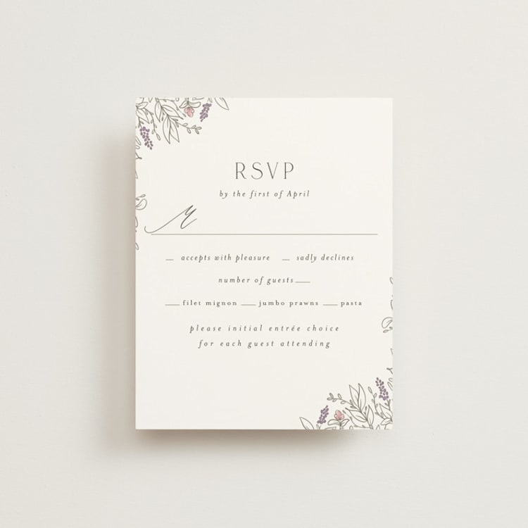 "Cottonwood" - RSVP Cards in Ravello by Anne Ciotola - Front