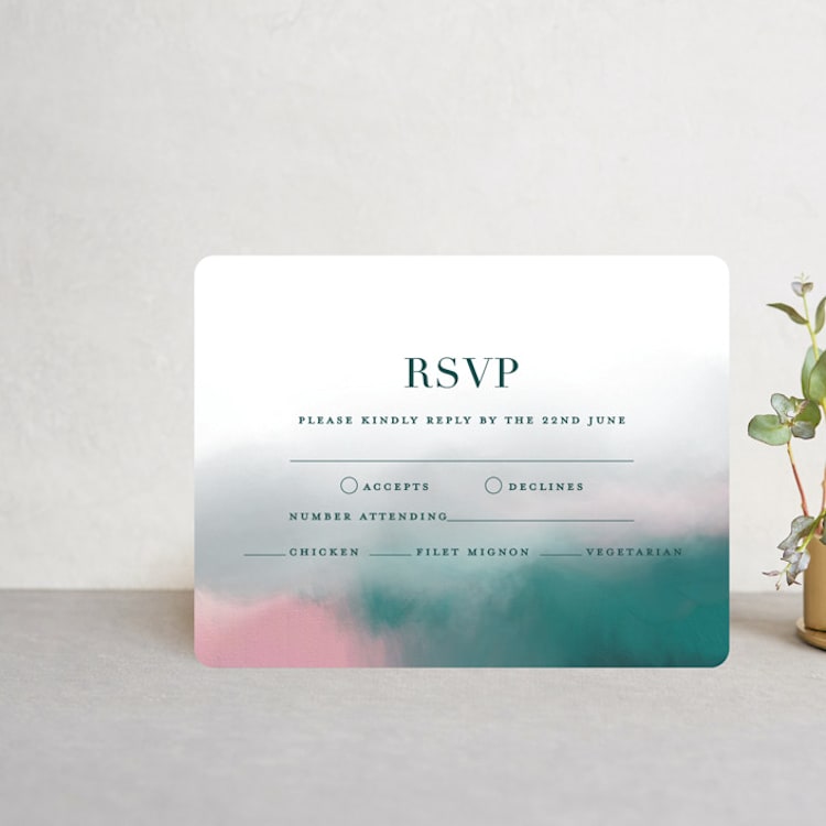 "Crazy in Love" - RSVP Cards in Mist by iamtanya - Front