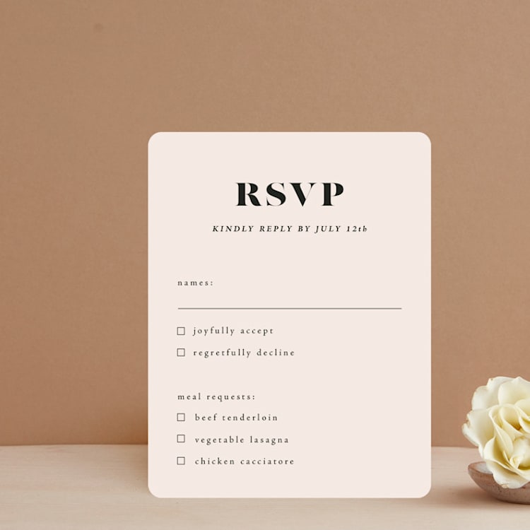 "finally" - RSVP Cards in Ivory by Up Up Creative - Front