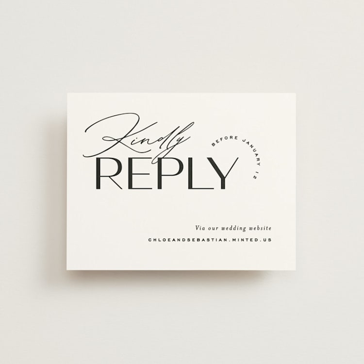 "Union Stack" - RSVP Online Enclosure Cards in Diamond by Jessica Corliss - Front