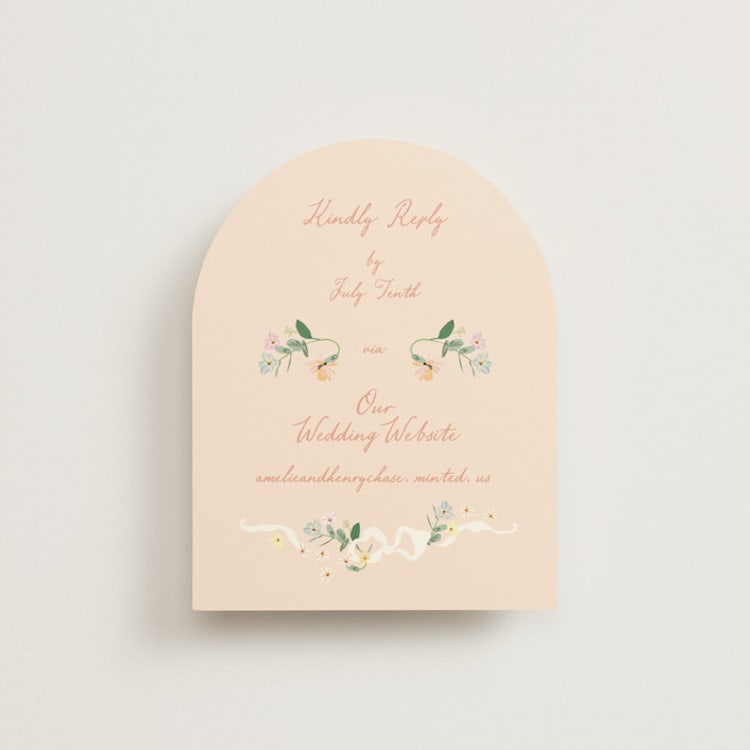 "spring draped garland" - RSVP Online Enclosure Cards in Spring by Phrosné Barwood - Front