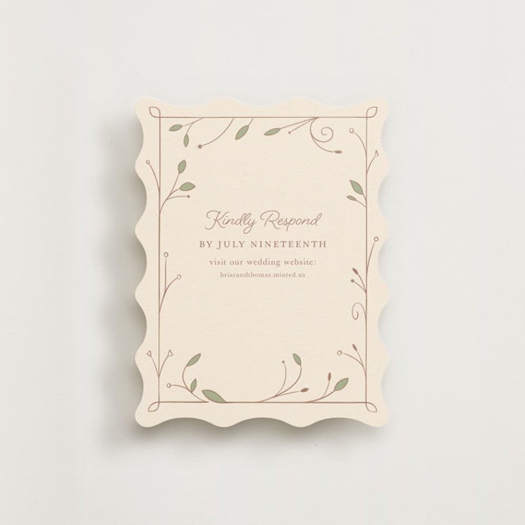 "Disney Storybook" - RSVP Online Enclosure Cards in Autumn by Morgan Ramberg - Front