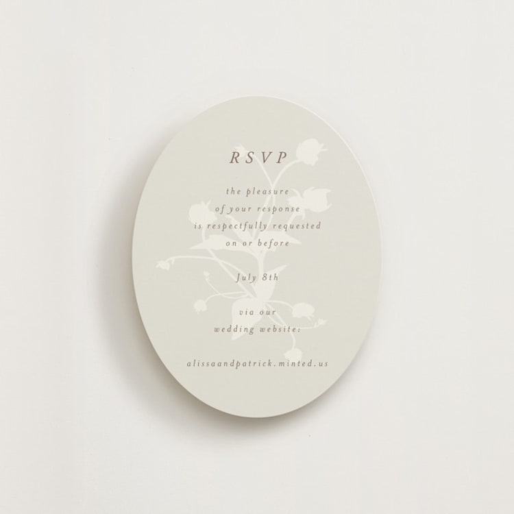 "Autumnal" - RSVP Online Enclosure Cards in Fawn by AK Graphics - Front
