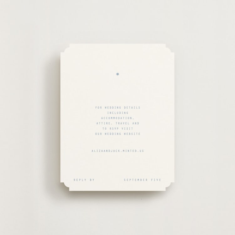 "Cheers" - RSVP Online Enclosure Cards in Sky by Blustery August - Front