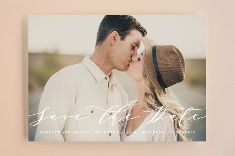 "Flow" - Save the Dates in Pearl by Lehan Veenker - Front