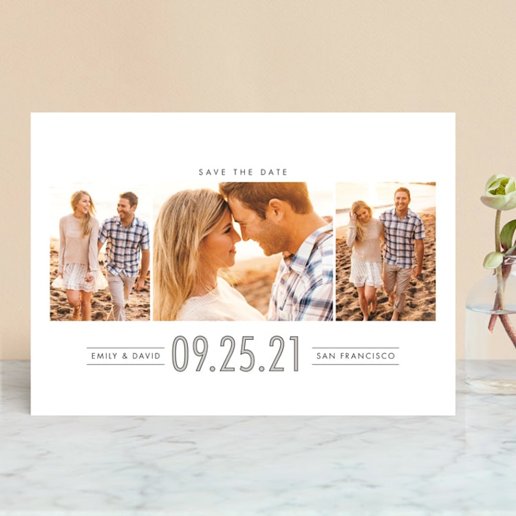"Uptown Trio" - Save the Dates in Stone by Shirley Lin Schneider - Front