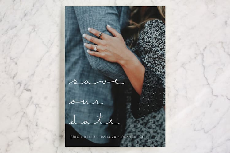 "Simply in Love" - Save the Dates in Cotton by Roxanne Fay - Front