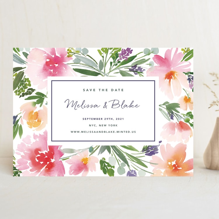 "Eliza" - Save the Dates in Spring by Yao Cheng Design - Front
