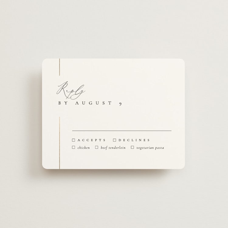 "London" - RSVP Cards in Classic by Kelly Schmidt - Front