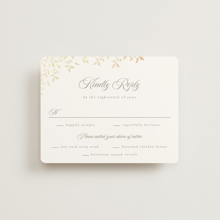 "Aperol" - RSVP Cards in Chiffon by Kristie Kern - Front