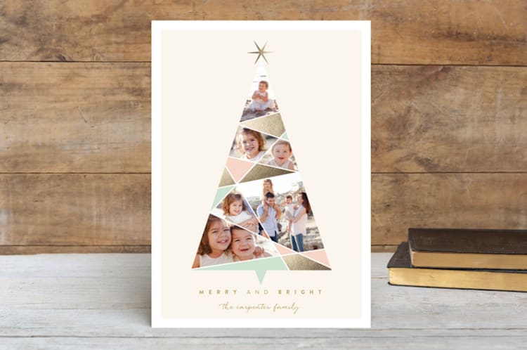 "Complete Geo Tree" - Retired Holiday Cards in Mint by fatfatin - Front