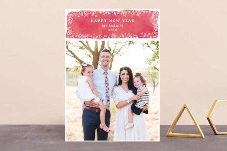 "winter berries" - Retired Holiday Cards in Petal by Bethan - Front