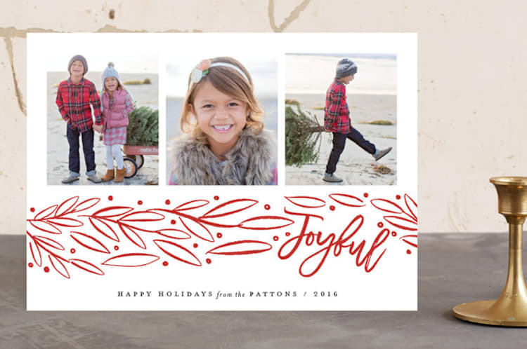 "Jolly Branch" - Retired Holiday Cards in Cider by Kelly Nasuta - Front