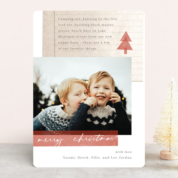 "A Few Favorites" - Retired Holiday Cards in Cardinal by Rebecca Daublin - Front