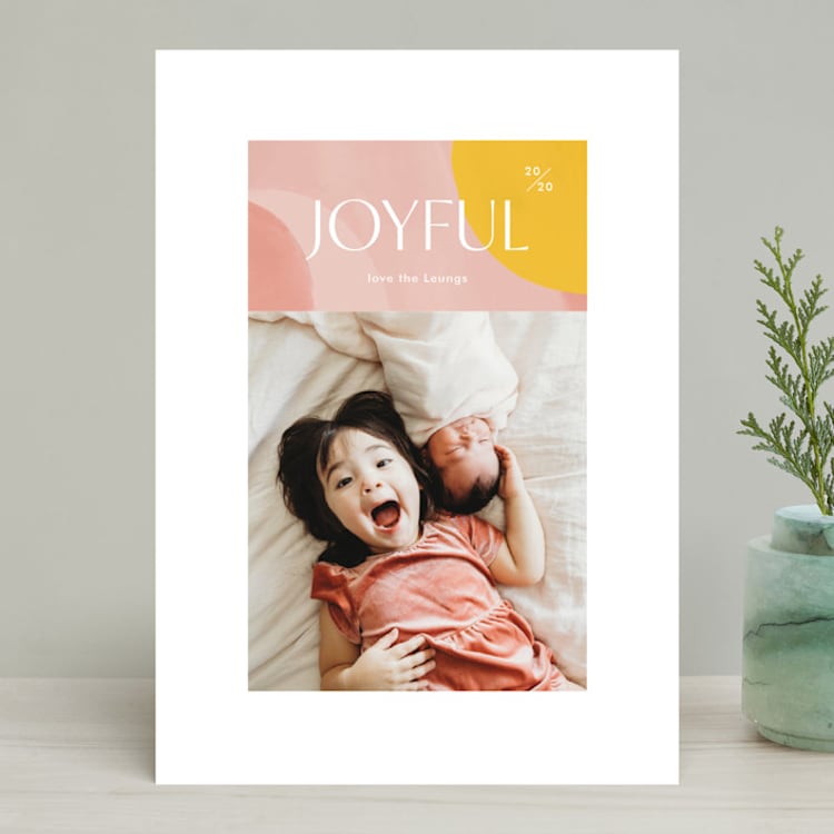 "Artsy Joyful" - Retired Holiday Cards in Candy by Monika Torun - Front