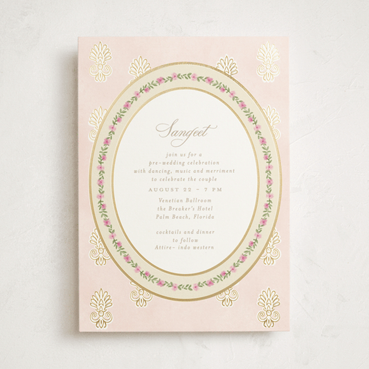 "Amalgamation" - Sangeet Invitations in Shubh by Creo Study - Front