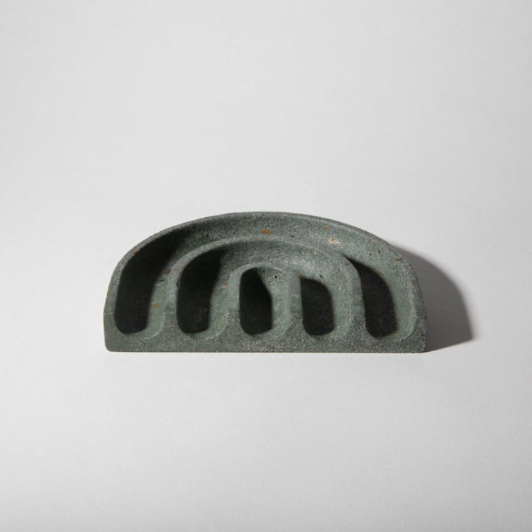 "Sponge Rest - Dark Green Terrazzo" - Soap Dish in green by Pretti.Cool