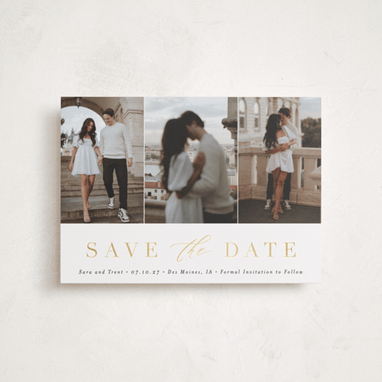 "Minimal Elegance" - Save the Dates in Eclipse by Andrea Cernin - Front