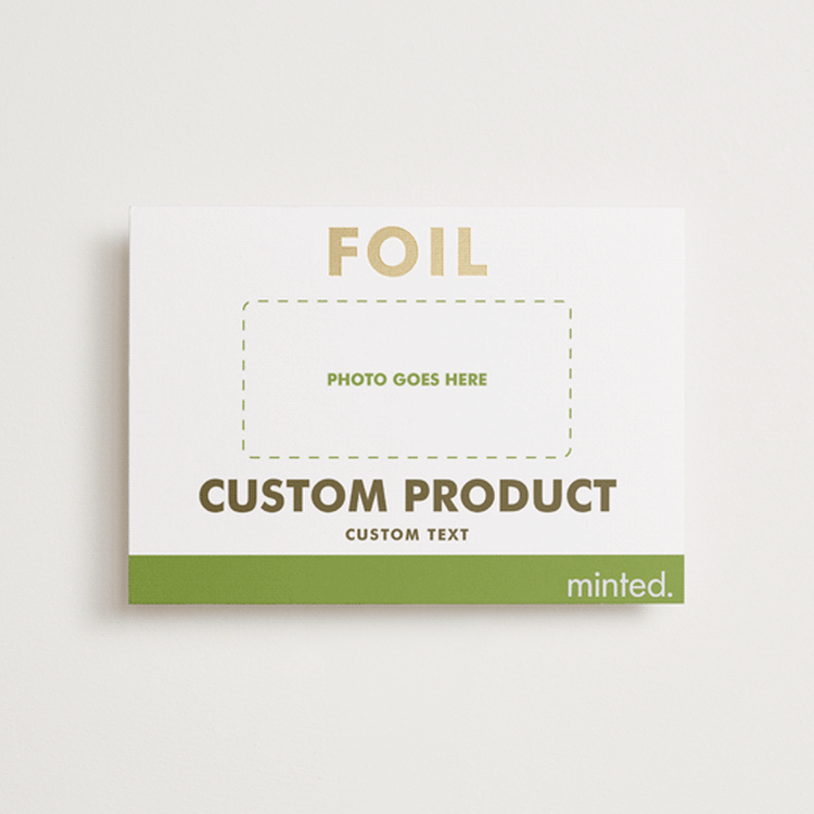 "Landscape Custom" - Save the Dates in Golden by Minted - Front