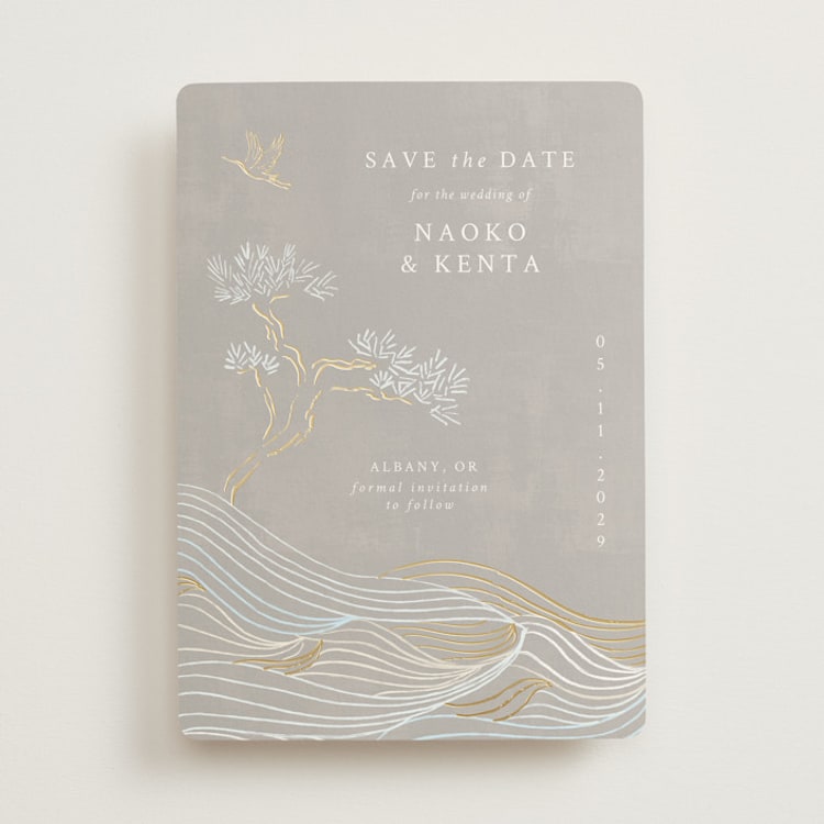 "Asahi" - Save the Dates in Ash by Jelena Vuletic - Front